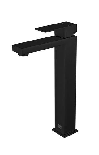 Jakob Single Hole Single Handle Bathroom Faucet in Matte Black