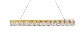 Valetta 42 inch LED linear pendant in gold