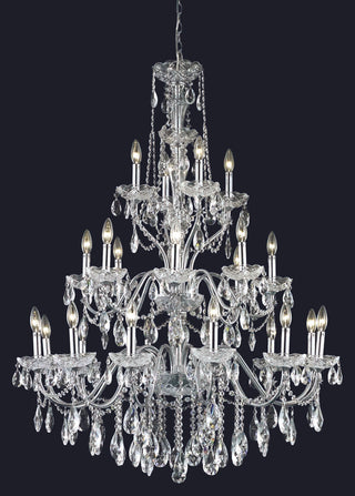 St. Francis 24 light Chrome Chandelier Clear Royal Cut Crystal