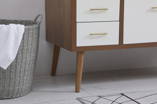 48 inch bathroom Vanity in White with Backsplash