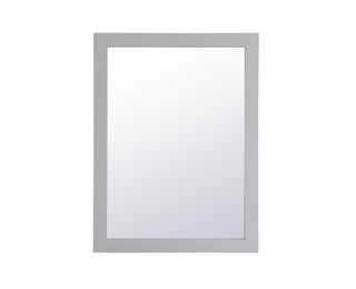 Aqua rectangle vanity mirror 24 inch in Grey