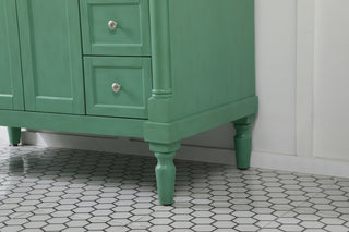 42 inch Single bathroom vanity in vintage mint