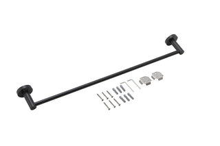 Alma 2-Piece Bathroom Hardware Set in Matte Black