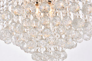 Toureg 15 light Chrome Chandelier Clear Royal Cut Crystal