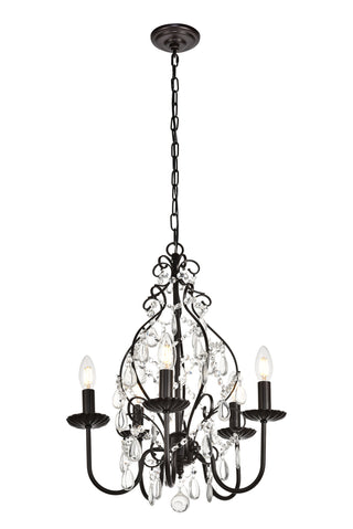 BLAISE Collection Pendant D17 H23 Lt:5 Oil rubbed bronze Finish