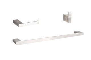 Sofia 3-Piece Bathroom Hardware Set in Brushed Nickel