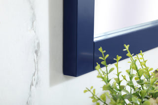 Aqua vanity mirror 18x32 inch in blue