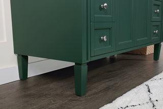 48 inch Single bathroom vanity in green