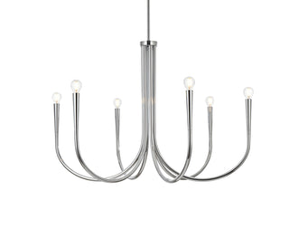 Layne 36 inch chandelier in Chrome