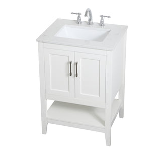 24 inch Single Bathroom Vanity in White