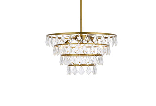 Ella 20 inch pendant in brass