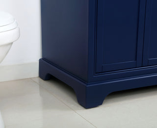 36 inch Single bathroom vanity in Blue