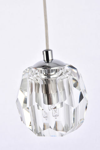 Eren 3 lights Chrome pendant