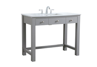 42 Inch ADA Compliant Bathroom Vanity In Grey