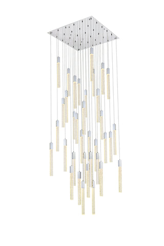 Weston 36 lights pendant in chrome