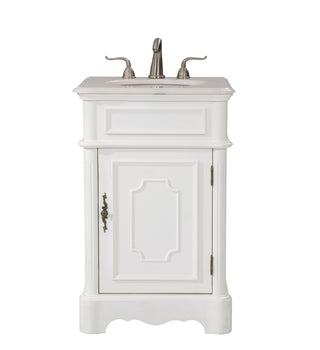 21 In. Single Bathroom Vanity Set In Antique White