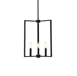 Vino 3 lights pendant in black