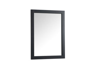 Aqua vanity mirror 24x32 inch in black