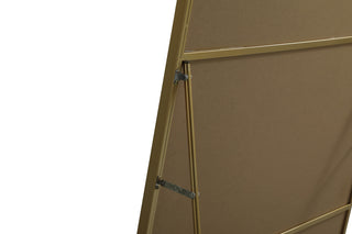 Metal Frame Rectangle Full Length Mirror 36x60 Inch in Brass