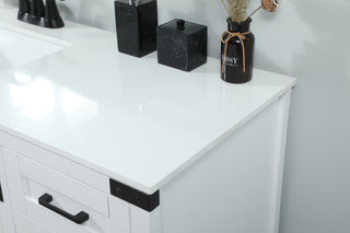 42 inch Single bathroom vanity in white