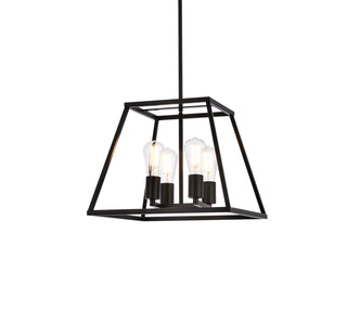 Declan 16 inch pendant in black