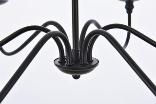 Rohan 30 inch chandelier in matte black