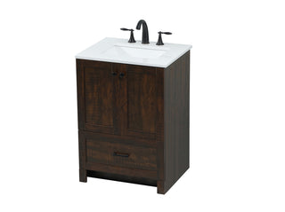 24 inch Single bathroom vanity in expresso