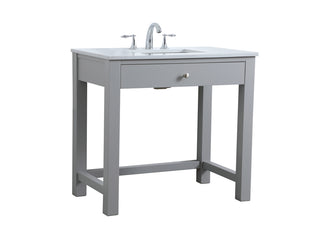 36 Inch ADA Compliant Bathroom Vanity In Grey