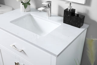 30 Inch SIngle Bathroom Vanity In White