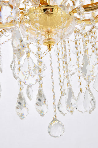 Maria Theresa 37 light Gold Chandelier Clear Royal Cut Crystal