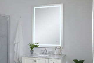 Helios 36in x 48in Hardwired LED mirror with touch sensor and color changing temperature 3000K/4200K/6400K