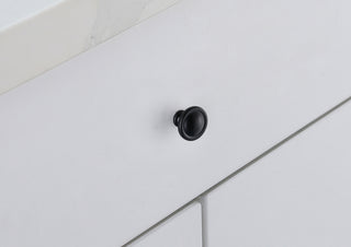Garlande 1.2" Diameter Matte Black Mushroom Knob Multipack (Set of 10)