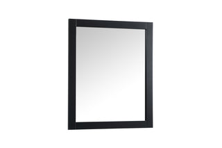 Aqua vanity mirror 30x36 inch in black