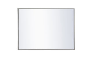 Metal frame rectangle mirror 24x 32 inch in Grey