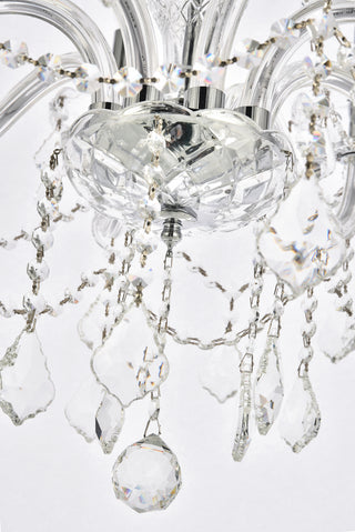 Verona 8 light Chrome Chandelier Clear Royal Cut Crystal