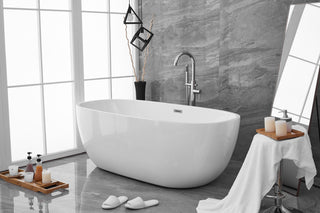 70 inch soaking roll top bathtub in glossy white