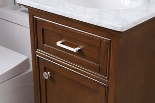 19 in. Single Bathroom Vanity set in teak