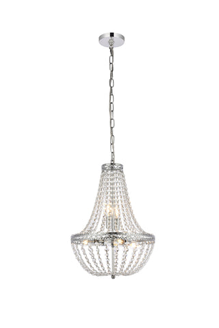 Valeria 14 inch pendant in chrome