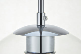 Baxter 1 Light Chrome Pendant With Clear Glass