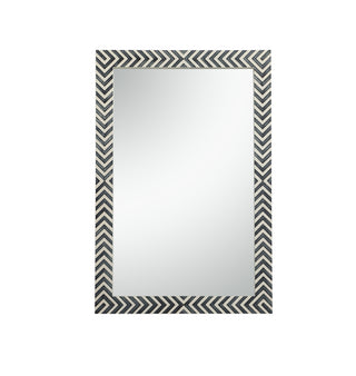 Rectangle mirror 18 inch in Chevron