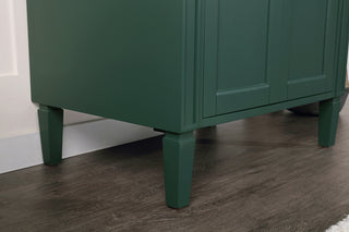 30 inch Single bathroom vanity in green