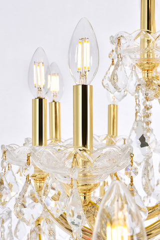 Maria Theresa 61 light Gold Chandelier Clear Royal Cut Crystal