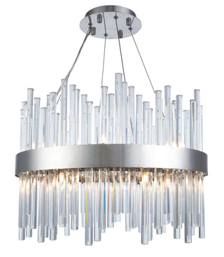 Dallas 14 light Chrome Chandelier Clear Royal Cut Crystal