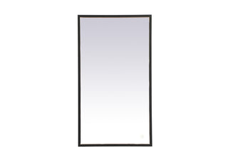 Pier 20x36 inch LED mirror with adjustable color temperature 3000K/4200K/6400K in black