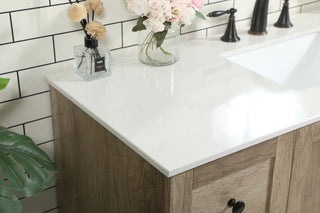 48 inch Single bathroom vanity in natural oak