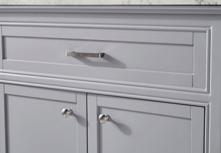 30 In. Single Bathroom Vanity Set In Light Grey