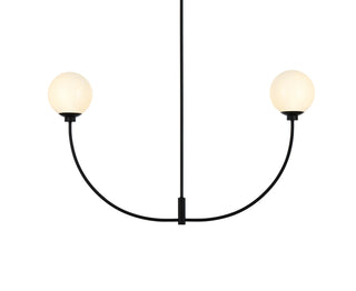 Nyomi 42 inch chandelier in Black