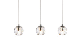 Eren 3 lights Chrome pendant