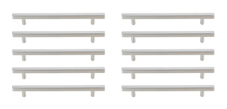 Dior 7-9/16" Center to Center Brushed Nickel Bar Pull Multipack (set of 10)