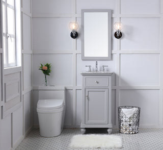 19 in. Single Bathroom Vanity set in light grey